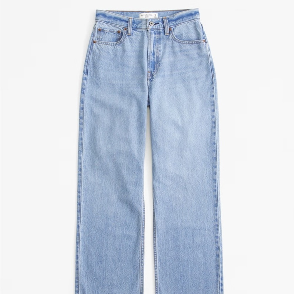 Abercrombie Curve Love High Rise Loose Jeans